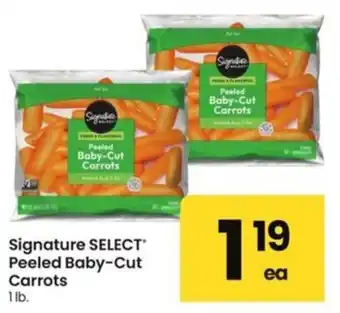 Albertsons Signature select peeled baby cut carrots offer
