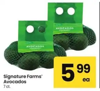 Albertsons Signature farms avocados offer