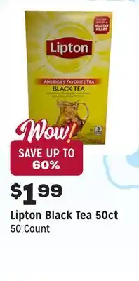 Grocery Outlet Black Tea 50ct offer