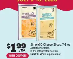 Grocery Outlet SimplyGO Cheese Slices offer