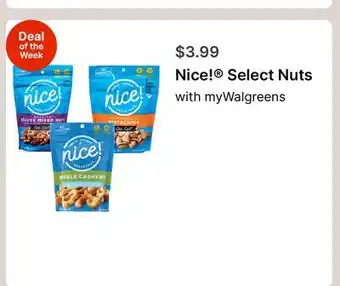 Walgreens Nice! Select Nuts offer