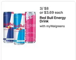 Walgreens Red Bull Energy Drink offer