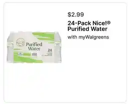 Walgreens Purified Water offer