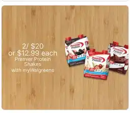 Walgreens Premier Protein Shakes offer