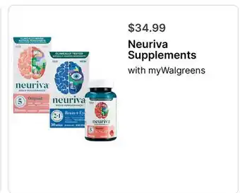 Walgreens Neuriva Supplements offer