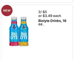 Walgreens Biolyte Drinks offer