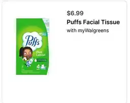 Walgreens Puffs Facial Tissue offer