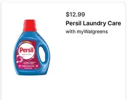 Walgreens Persil Laundry Care offer