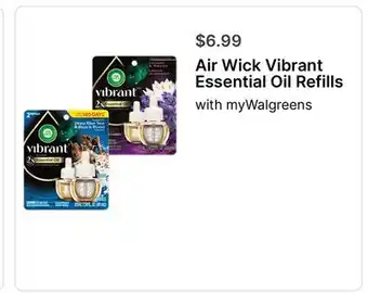 Walgreens Air Wick Vibrant Essential Oil Refills offer