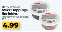 Roche Bros Betty Crocker Sweet Toppings Sprinkles offer