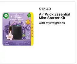 Walgreens Air Wick Essential Mist Starter Kit offer
