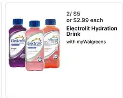 Walgreens Electrolit Hydration Drink offer
