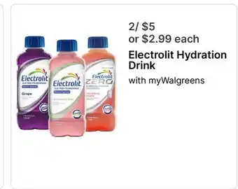 Walgreens Electrolit Hydration Drink offer