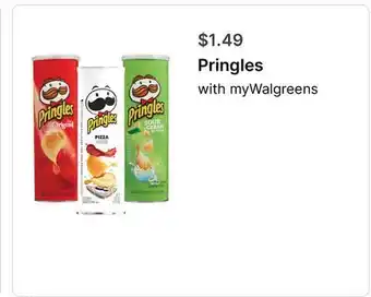 Walgreens Pringles offer