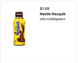 Walgreens Nestle Nesquik offer