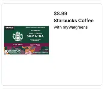 Walgreens Starbucks Coffee offer