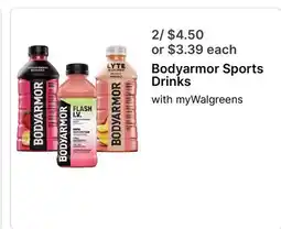 Walgreens Bodyarmor Sports Drinks offer