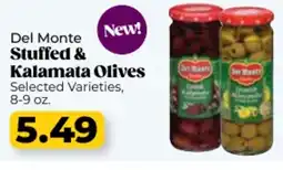 Roche Bros Del Monte Stuffed & Kalamata Olives offer