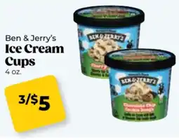 Roche Bros Ben & Jerry's Ice Cream Cups offer