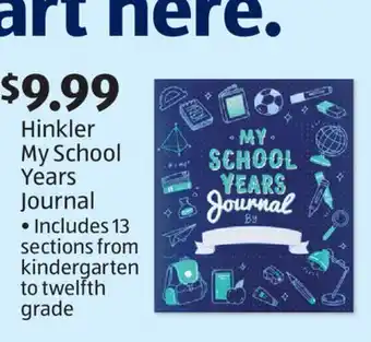 Aldi Hinkler My School Years Journal offer