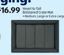 Aldi Heart to Tail Bolstered Crate Mat offer
