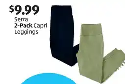 Aldi Serra 2-Pack Capri Leggings offer