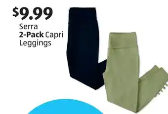 Aldi Serra 2-Pack Capri Leggings offer