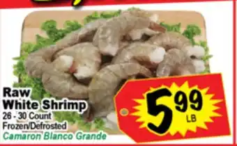 Superior Grocers Raw White Shrimp offer