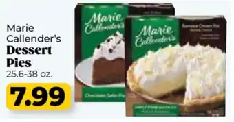 Roche Bros Marie Callender's Dessert Pies offer
