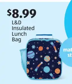 Aldi L & D Insulated Lunch Bag offer