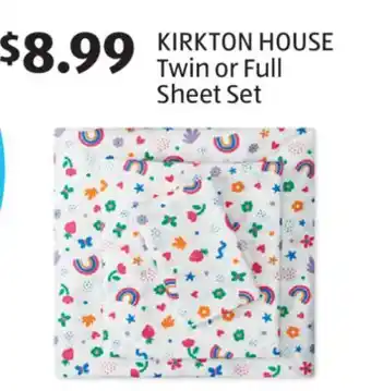 Aldi KIRKTON HOUSE Twin or Full Sheet Set offer