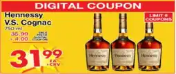 Superior Grocers Hennessy V. S. Cognac offer