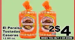Superior Grocers El Paraiso Tostadas offer