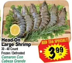 Superior Grocers Head-On Large Shrimp offer