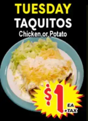 Superior Grocers TAQUITOS offer