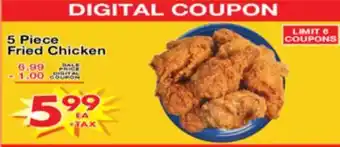 Superior Grocers 5 Piece Fried Chicken offer