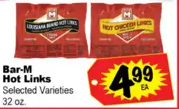 Superior Grocers Bar-M Hot Links offer