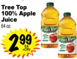 Superior Grocers Tree Top 100% Apple Juice offer