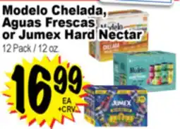 Superior Grocers Modelo Chelada, Aguas Frescas or Jumex Hard Nectar offer