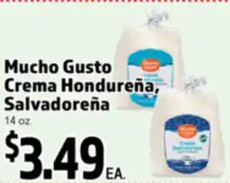 Superior Grocers Mucho Gusto Crema Hondureña, Salvadoreña offer