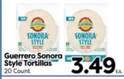 Superior Grocers Guerrero Sonora Style Tortillas offer