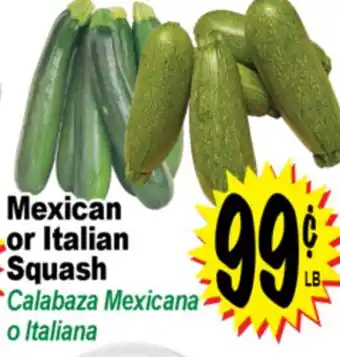 Superior Grocers Mexican or Italian Squash offer