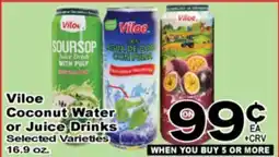 Superior Grocers Viloe Coconut Water offer