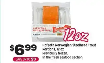 Grocery Outlet Hofseth Norwegian Steelhead Trout Portions, 12 oz offer