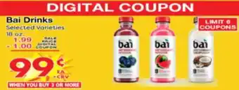 Superior Grocers Bai Drinks offer