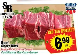 Superior Grocers Beef Short Ribs offer