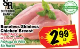 Superior Grocers Boneless Skinless Chicken Breast offer