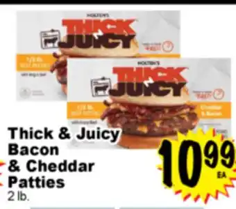 Superior Grocers Thick & Juicy Bacon & Cheddar Patties offer