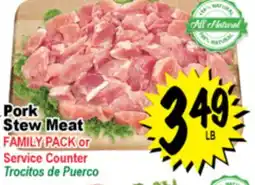 Superior Grocers Pork Stew Meat offer