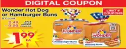 Superior Grocers Wonder Hot Dog or Hamburger Buns offer